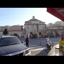 Das Hızırbey-Hamam (Badehaus) rechts und der Besistan (überdachtem Basar) im Stadtzentrum von Kırklareli